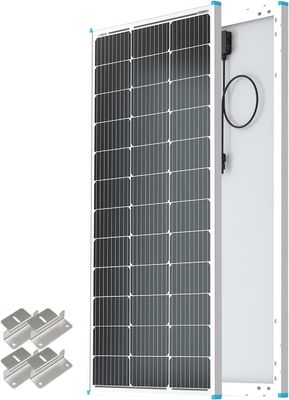 PV Monocrystalline Balcony Solar Panels 100 Watt 12V OEM