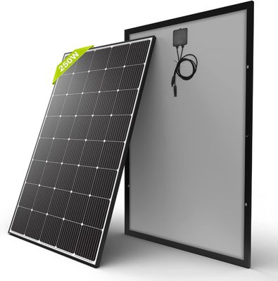 250W 15V Monocrystalline Sloar Panel PV Module Off Grid Lightweight