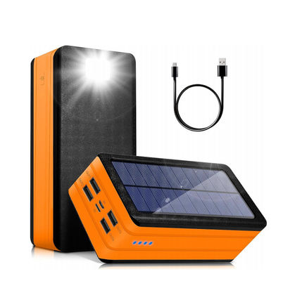 Wireless Portable Solar Battery Bank Phone Charger 50000mAh Power