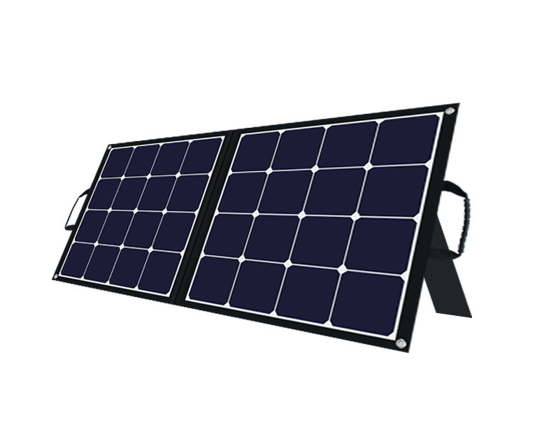 Outdoor Portable Solar Module 24V 100w Foldable Solar Panel For Traveling