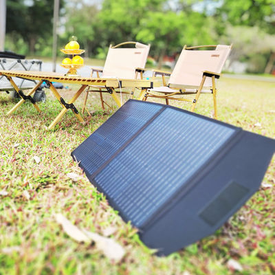 Waterproof 60w Folding Solar Panel Power station Battery Charger