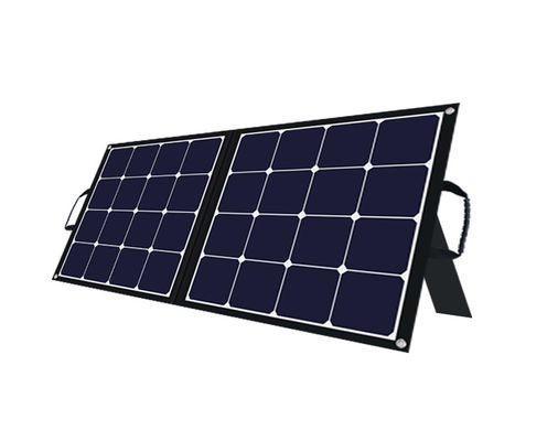 Outdoor Portable Solar Module 24V 100w Foldable Solar Panel For Traveling