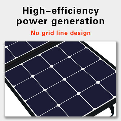 Outdoor Portable Solar Module 24V 100w Foldable Solar Panel For Traveling