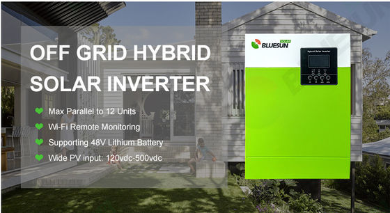 Home Use 5.5KW Off Grid solar system 220/230V Solar Inverter with green