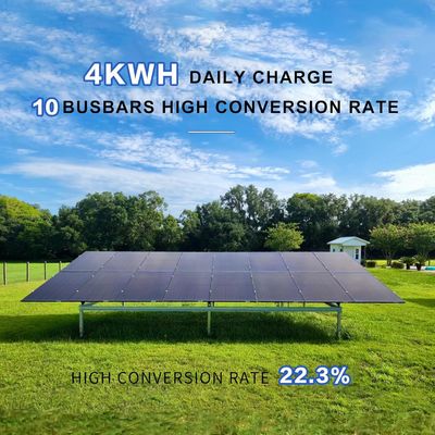 400W PV Monocrystalline Bifacial Solar Panels Kit 10BB