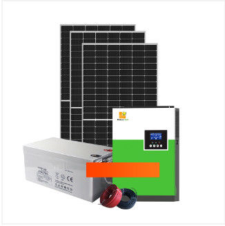 5.5KW/11KW Complete Off Grid Solar System Stand Alone Battery System with white