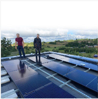5.5KW/11KW Complete Off Grid Solar System Stand Alone Battery System with white