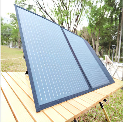 FT60 Foldable Solar Panel 60w Charger Blanket Waterproof IP65 with black
