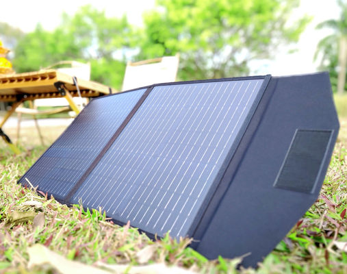 FT60 Foldable Solar Panel 60w Charger Blanket Waterproof IP65 with black