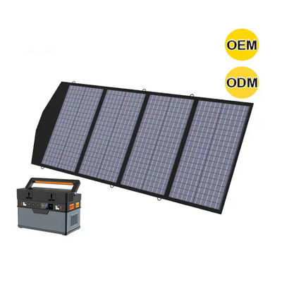 Monocrystalline 200 Watt Folding Solar Blanket Panel For Camping Trailer Car Marine