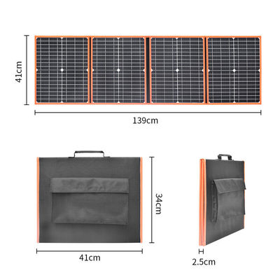 80W Portable Solar Panel Foldable Backpacking  Lightweight Charger For Outdoor