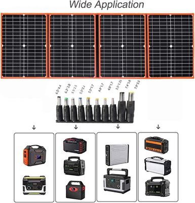 80W Portable Solar Panel Foldable Backpacking  Lightweight Charger For Outdoor