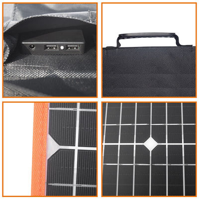 80W Portable Solar Panel Foldable Backpacking  Lightweight Charger For Outdoor