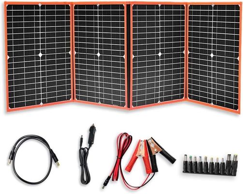 80W Portable Solar Panel Foldable Backpacking  Lightweight Charger For Outdoor