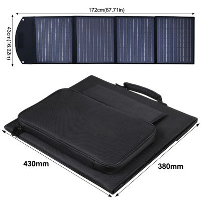 140W 12V Waterproof Portable Solar Panel Module Monocrystalline Silicon Cell