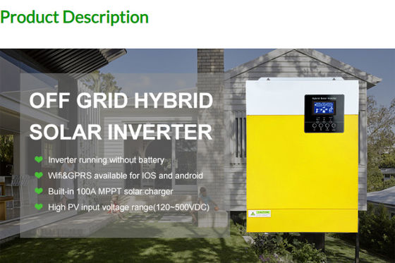 FT3000 Off Grid Inverter Pure Sine Wave Solar Inverter 3KW 110/120VAC  with yellow