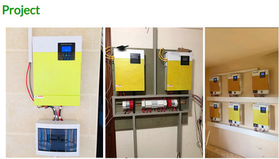 FT3000 Off Grid Inverter Pure Sine Wave Solar Inverter 3KW 110/120VAC  with yellow