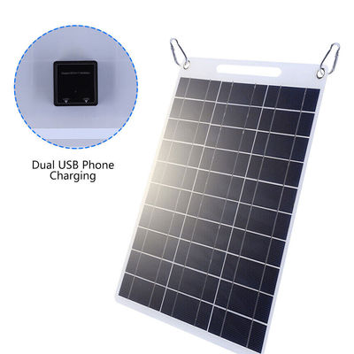 Portable Solar Panel Polycrystalline Silicon Folding Hiking Solar Module 30W