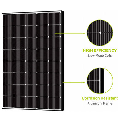 250W 15V Monocrystalline Flexible Solar Panel for RV Marine