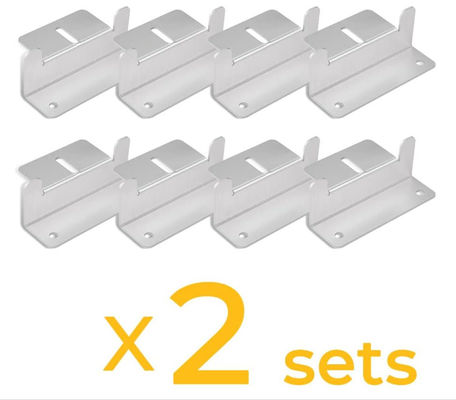 16 Units Campervans Solar Panel Accessories Mounting Bracket Kits For Tile Roof