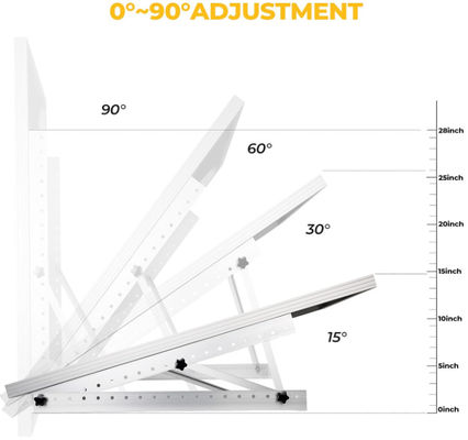28in Adjustable Solar Panel Accessories Tilt Mount Brackets With Foldable Legs