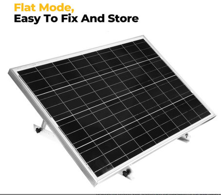28in Adjustable Solar Panel Accessories Tilt Mount Brackets With Foldable Legs