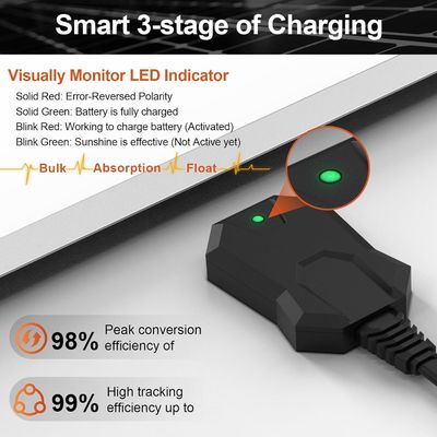 ODM Trickle Solar Charging Portable Charger Maintainer 10W 12V