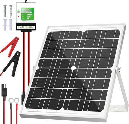 20W 12V Solar Panel Battery Charger Trickle Maintainer For Motorcycle Automotive
