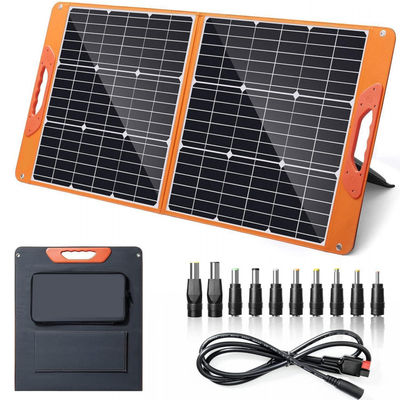 Foldable 100W RV Off Grid Solar System Package For Camping Hiking