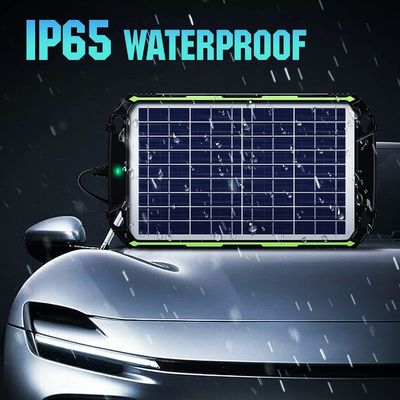 10W 12V Waterproof Solar Battery Charger Maintainer for Car Boat Marine RV