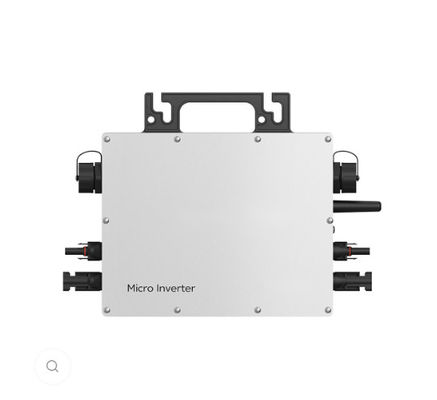 600W 2000W Solar Micro Inverter Class I For Balcony Power Plants with black and white