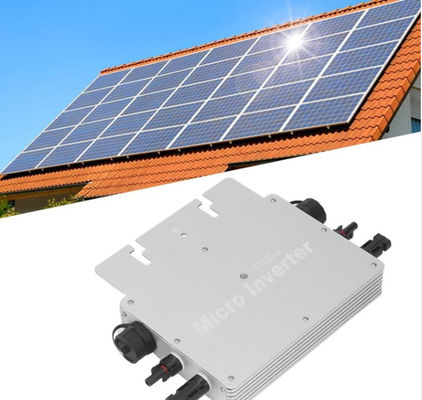 600W 2000W Solar Micro Inverter Class I For Balcony Power Plants with black and white