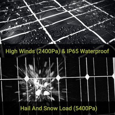 160W Off Grid Monocrystalline PV Cell Module Mono Poly Solar Panel 12V
