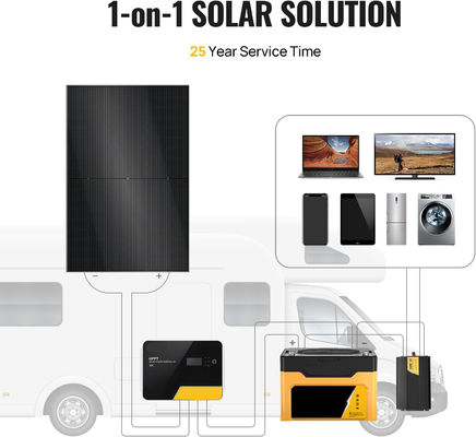 400W 10BB Lightweight Rigid Solar Panels Mono Solar Module OEM
