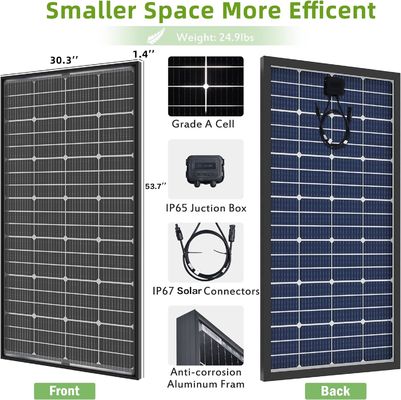 200W Solar Monocrystalline Pv Panels Module 12V 10BB For RV Home