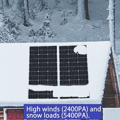 200 Watt 24V Rigid Solar Panel Monocrystalline Module Off Grid System