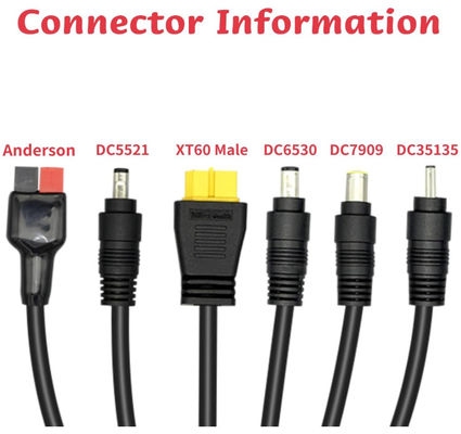 Y Splitter Solar Panel Accessories Extension Cable With Female And Male Connectors