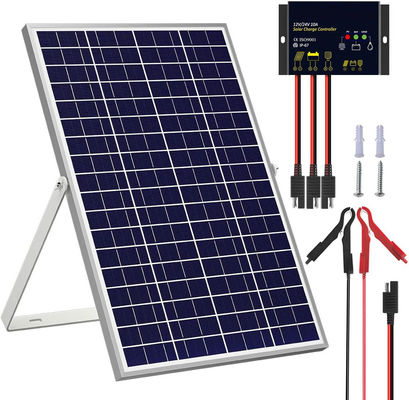 30 Watt 24V Solar Panel Kit Trickle Charger Maintainer Controller
