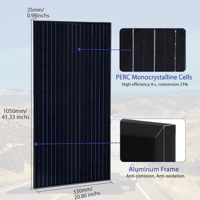 Lightweight 200 Watt Monocrystalline Solar Panel Solar PV Module