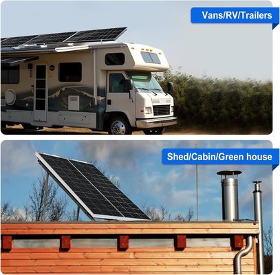 Monocrystalline Solar Panel Kit MPPT Off Grid 400 Watt 12V