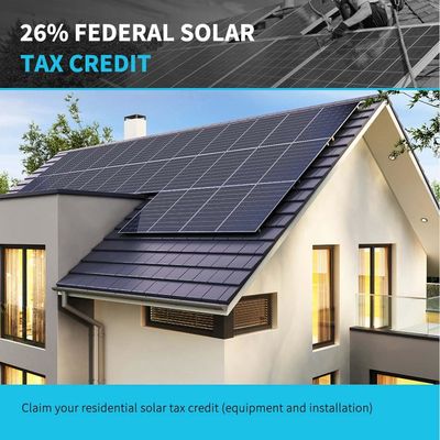 24V 320W Solar Panel Monocrystalline On Off Grid For RV Trailers