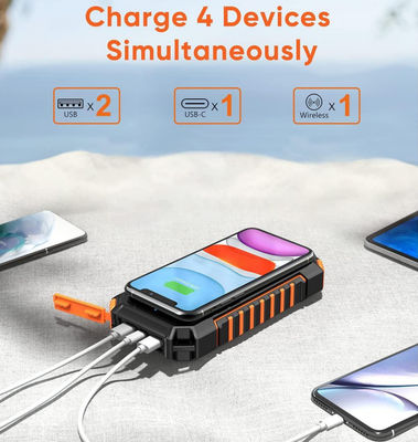 26800mAh Powered Portable Solar Charger For Galaxy Phone Tablet