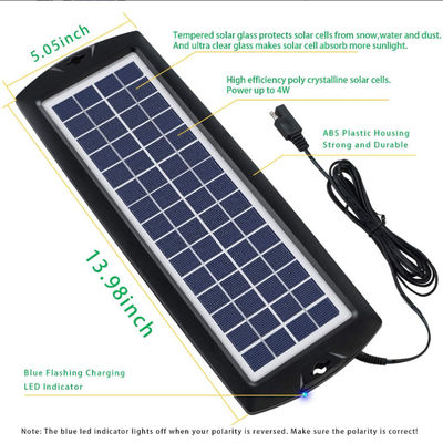 Trickle Portable Solar Charger Maintainer Monocrystalline ODM&amp;OEM
