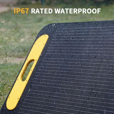 Portable Hybrid Mono Solar Panel 110W 19V IP67 Waterproof