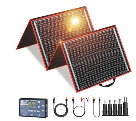FT160 Portable Flexible Solar Cells Charger  System 160W 18V with black ABS