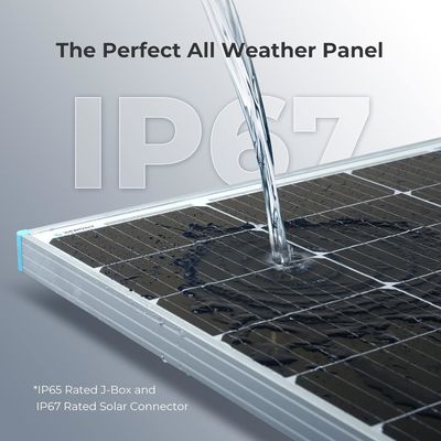 PV Monocrystalline Balcony Solar Panels 100 Watt 12V OEM