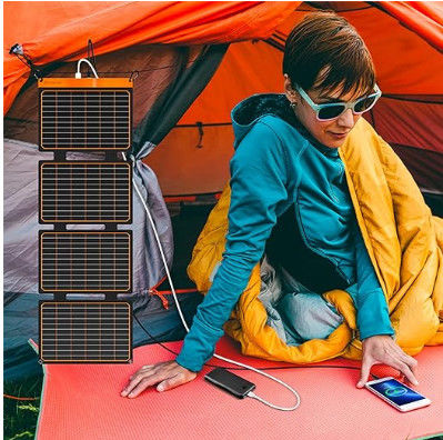 FT40 Small USB Portable Solar Charger Mono Crystalline Module IP67 Waterproof