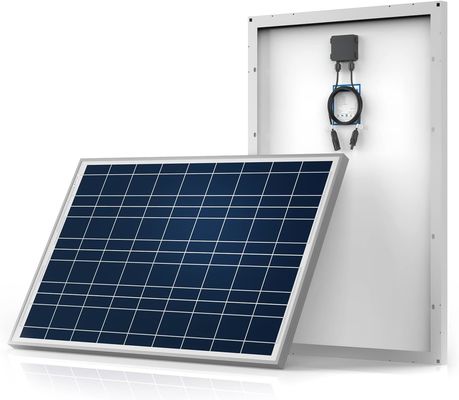Polycrystalline Balcony Solar Panels Off Grid 100 Watt 12 Volt