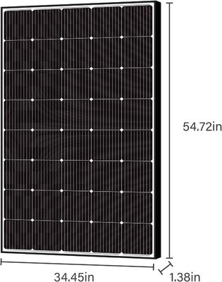 250W 15V Monocrystalline Sloar Panel PV Module Off Grid Lightweight