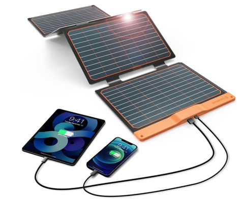 Foldable USB Portable Solar Charger Monocrystalline Photovoltaic Module 18W